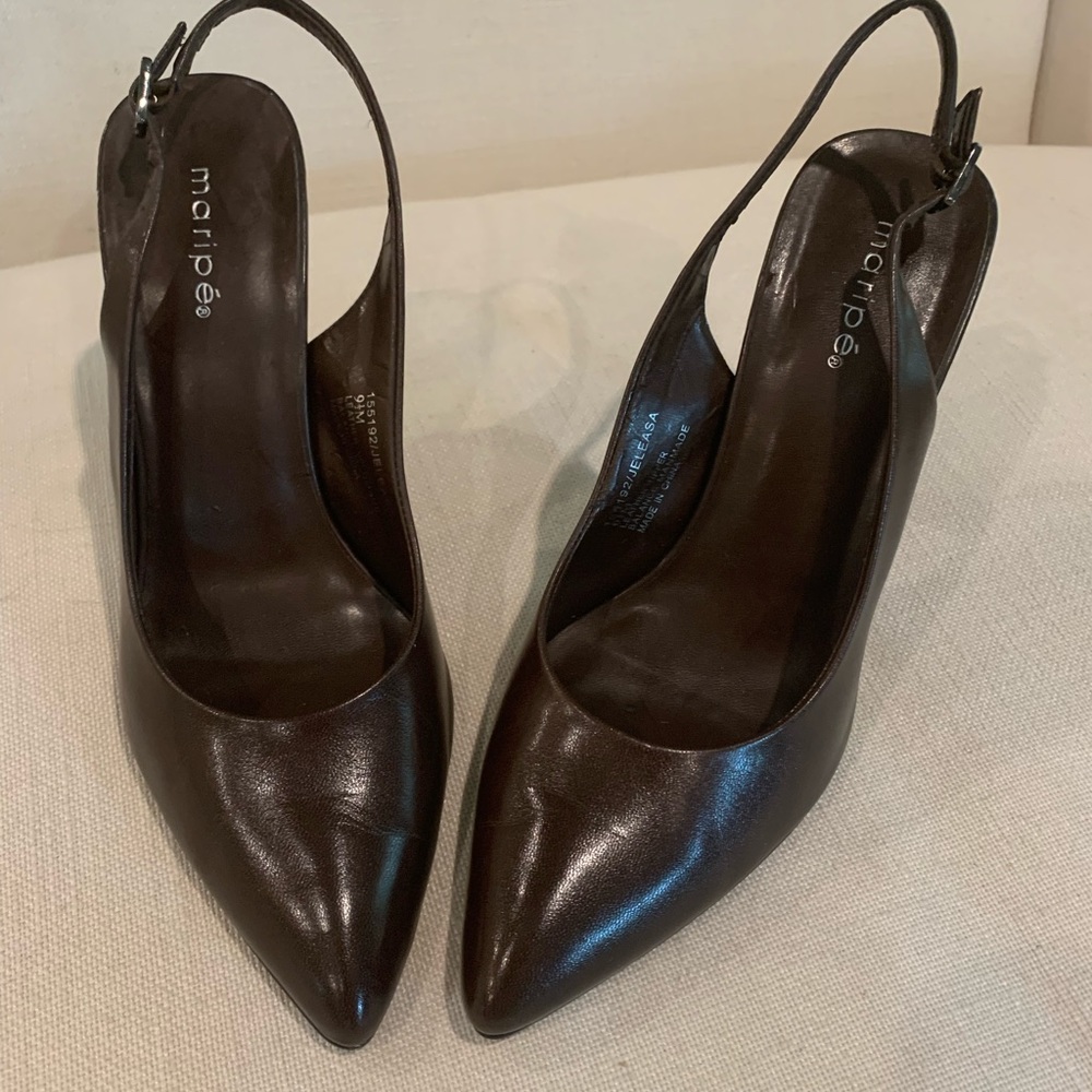 Maripe Sleek Brown Sandals